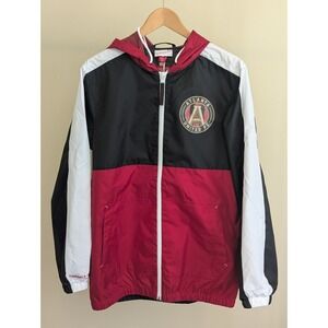 Men's Atlanta United FC Mitchell & Ness‎ Black Gameday Full-Zip Windbreaker...